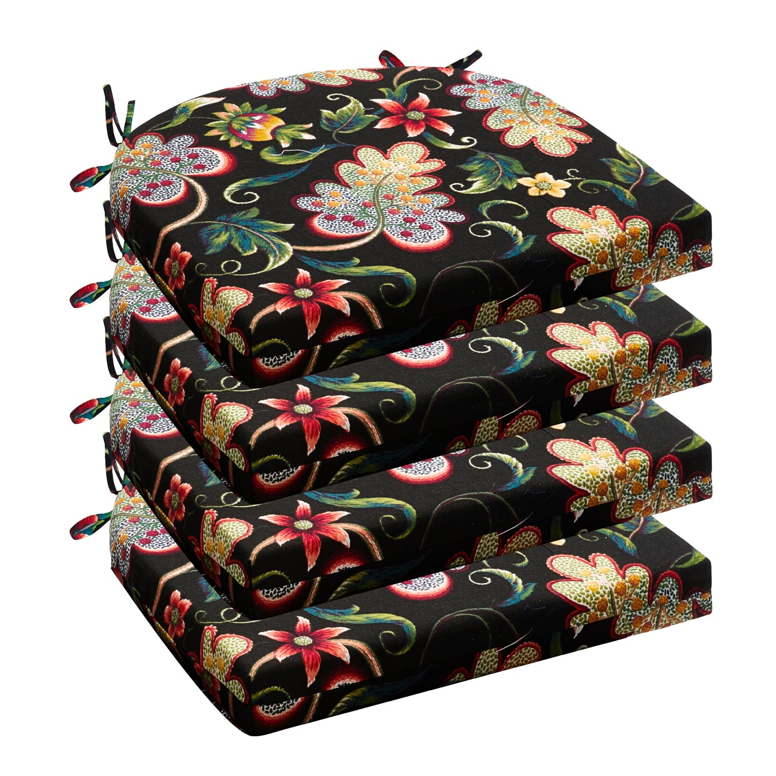 Outdoor Chair Cushions Set of 4 - Waterproof Patio Furniture Seat Cushions 17