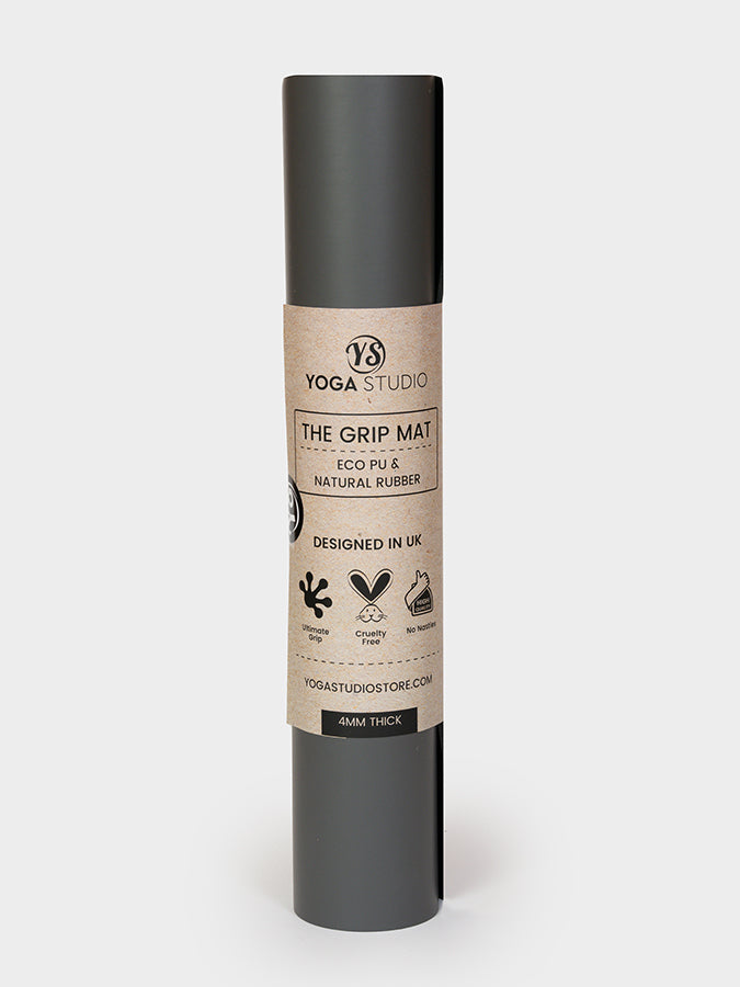 Premium Non-Slip 4mm Thick Yoga Mat with Alignment Lines - Ideal for Hot Yoga, Pilates & Home Workouts - The Grip Studio Collection