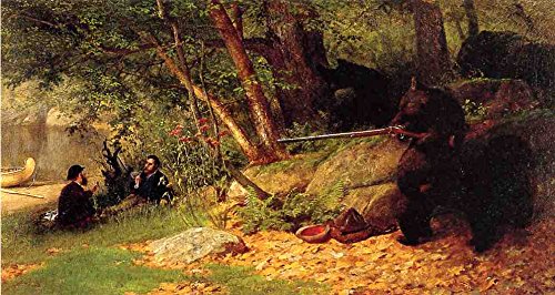 William Holbrook Beard 'The Tables Turned' - 15x30 Inch Premium Canvas Art Print - Perfect for Living Room, Bedroom & Office Wall Decor