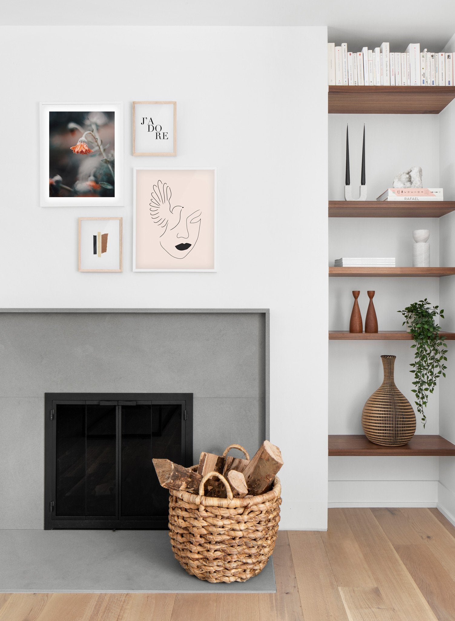 Peaceful Panache Poster - Elegant Wall Art Decor for Home, Office & Living Room - Perfect for Meditation Spaces & Yoga Studios