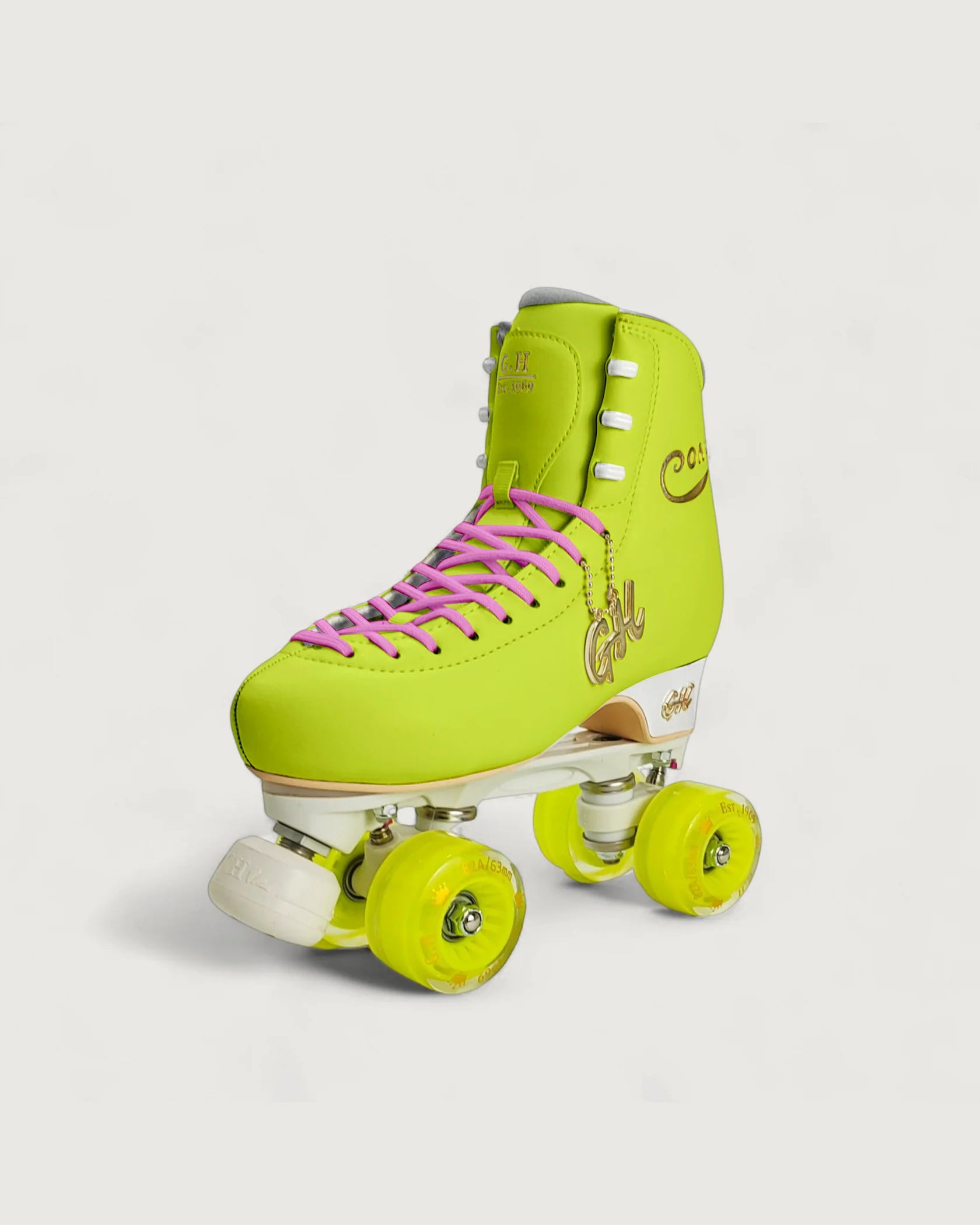 GH Street Pony Quad Roller Skates for Women & Men - Adjustable Outdoor & Indoor Roller Skates with Light Up Wheels - Perfect for Rink, Park, Fitness & Retro Style Skating