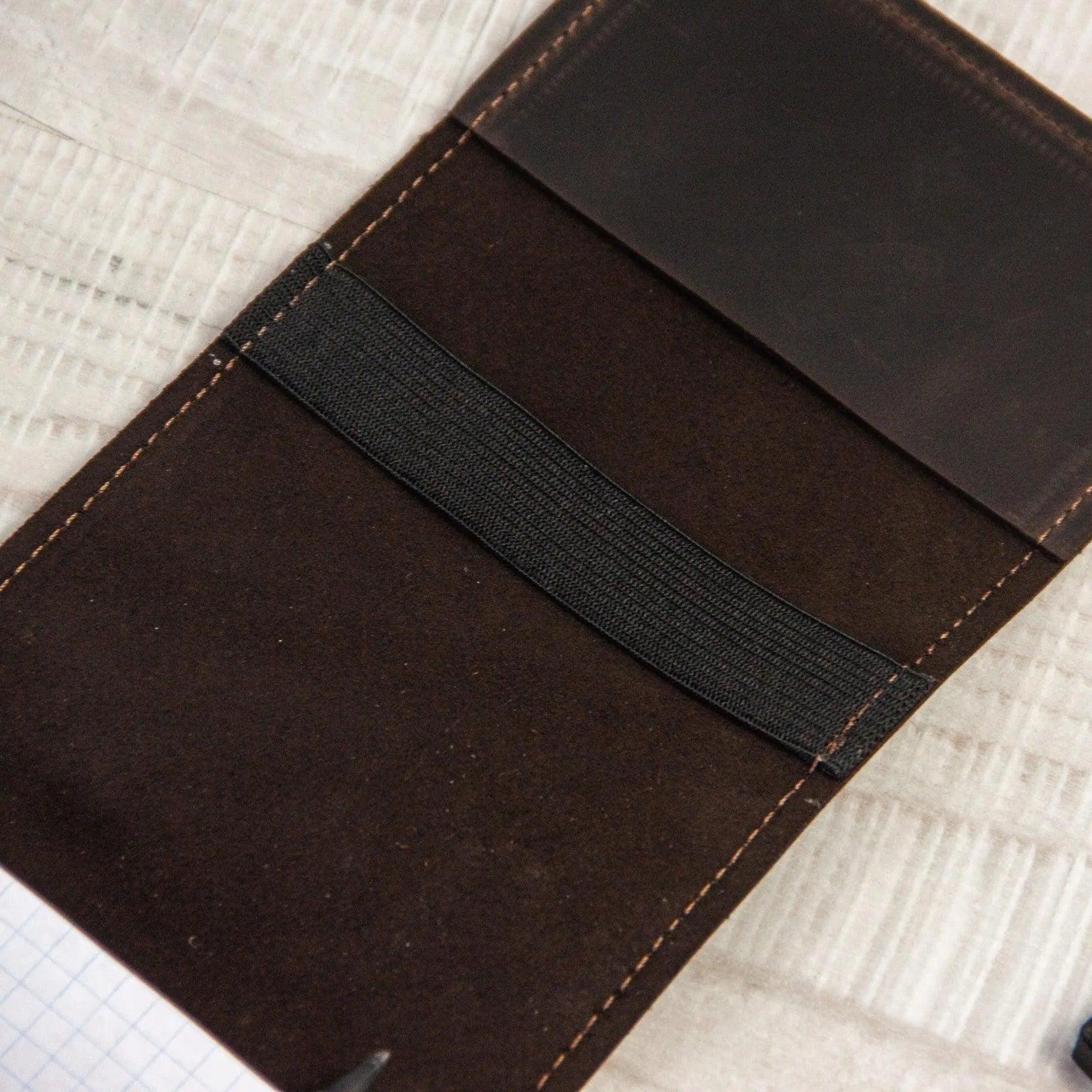 Premium Leather Golf Scorecard Holder with Pencil Loop - Waterproof & Durable for Golf Tournaments, Practice Rounds & Outdoor Sports