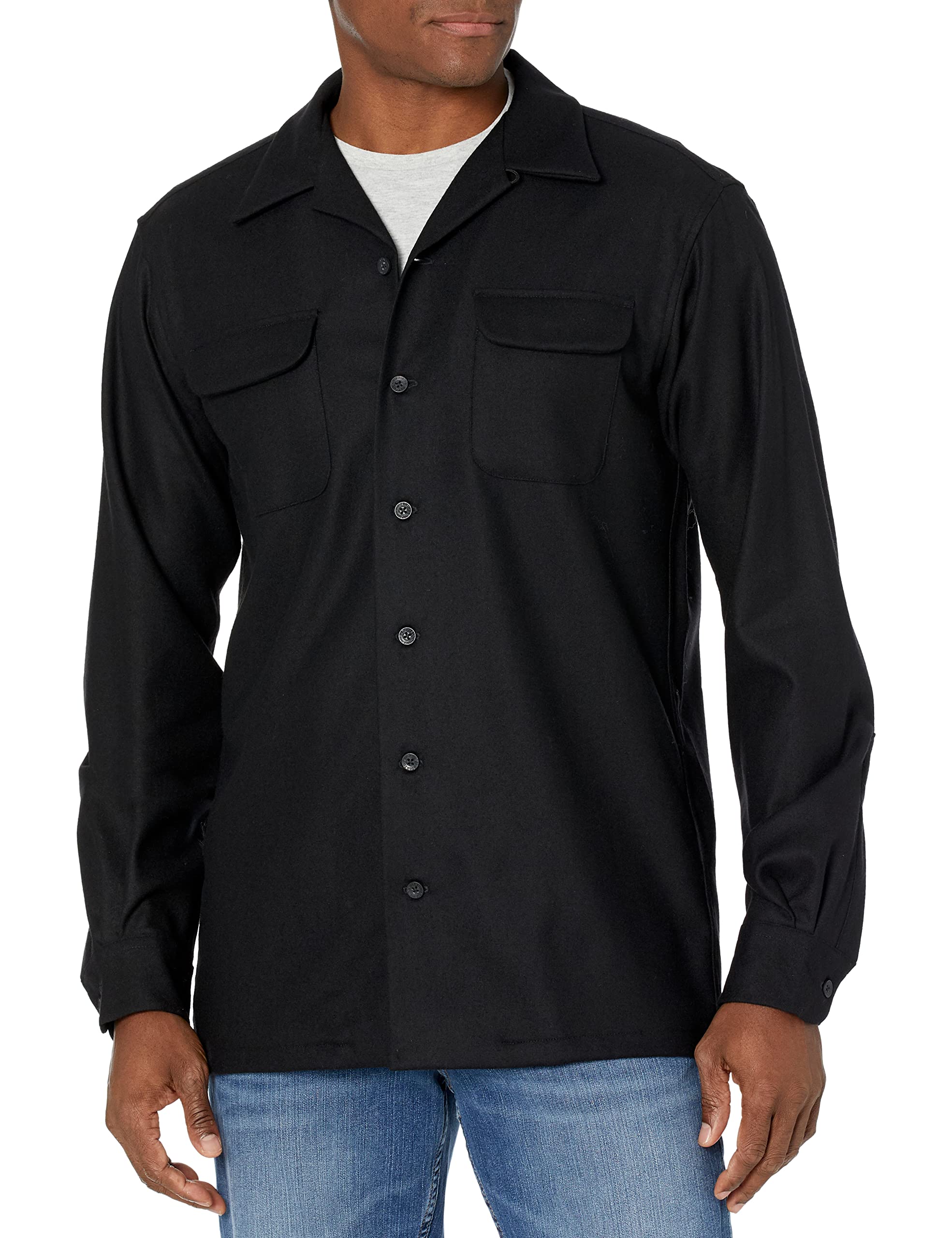 Pendleton Men's Classic-Fit Long Sleeve Flannel Shirt for Outdoor Camping and Casual Wear | Warm Comfortable Plaid Button-Up Shirt