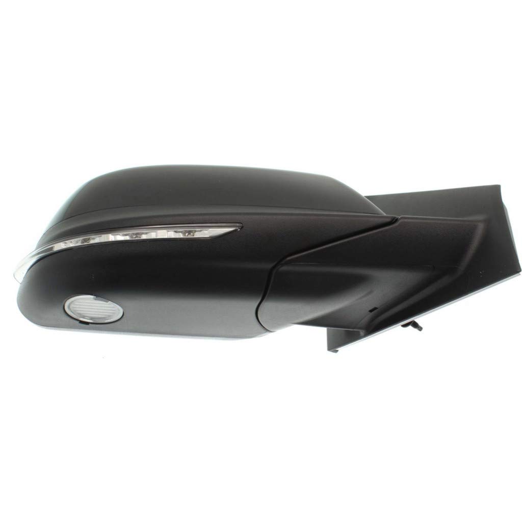 2011-2015 Lincoln MKX Passenger Side Power Door Mirror - Manual Folding, Heated, Blind Spot Detection, Memory, Signal & Puddle Light, Paintable (Replaces FO1321503, CT4Z17682EAPTM) - Perfect for Winter Driving and Enhanced Safety