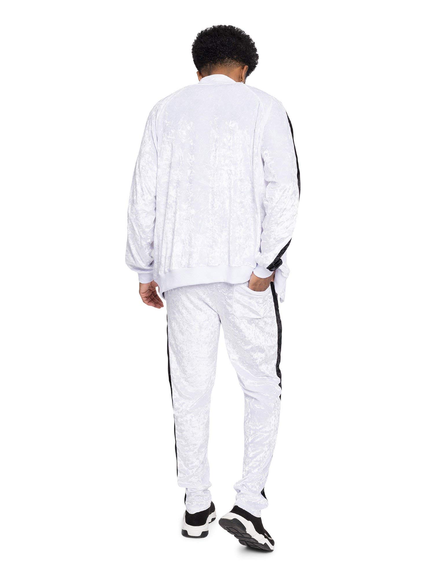 Premium G-Style USA Men's Velour Velvet Tracksuit Set - Comfortable Casual Wear, Gym & Lounge Outfit for Men | Perfect for Workout, Streetwear & Relaxing at Home