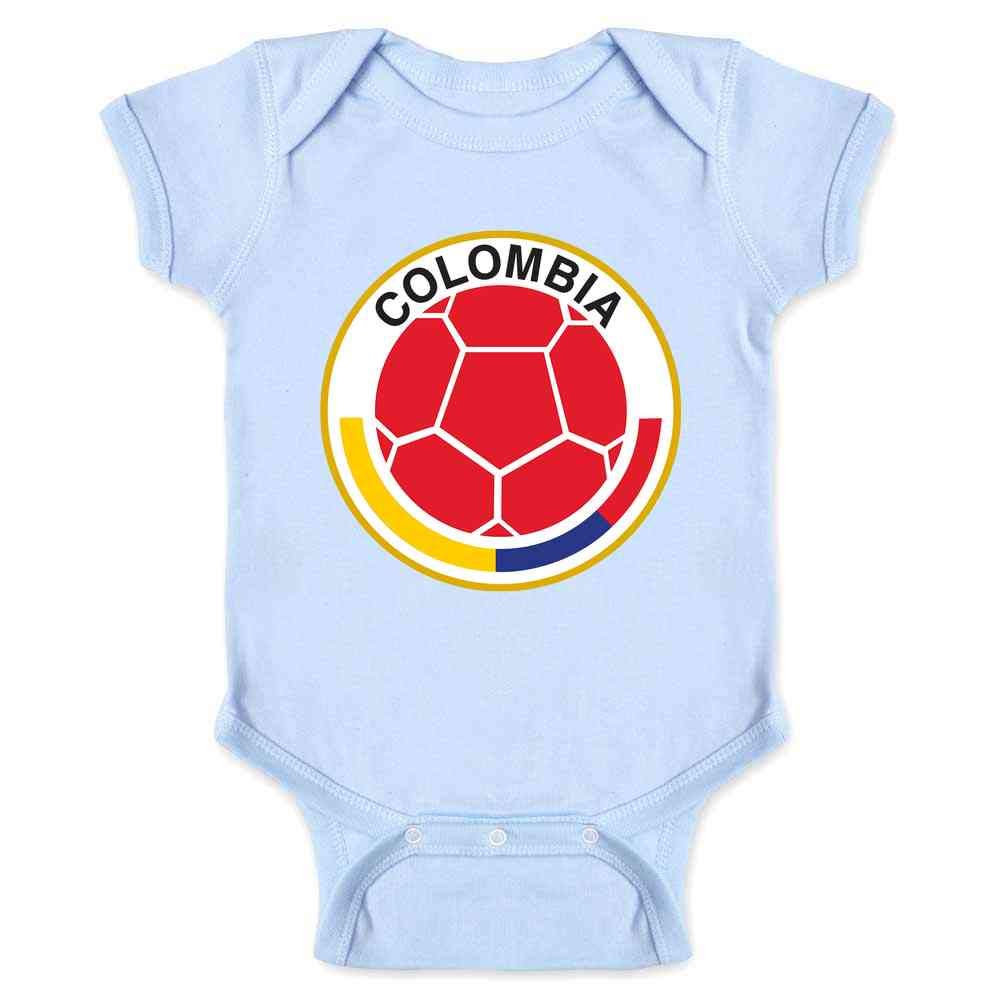 Colombia National Soccer Team Crest T-Shirt for Baby, Toddler, Kids - Boys & Girls | Perfect for Game Day, School & Family Outfits
