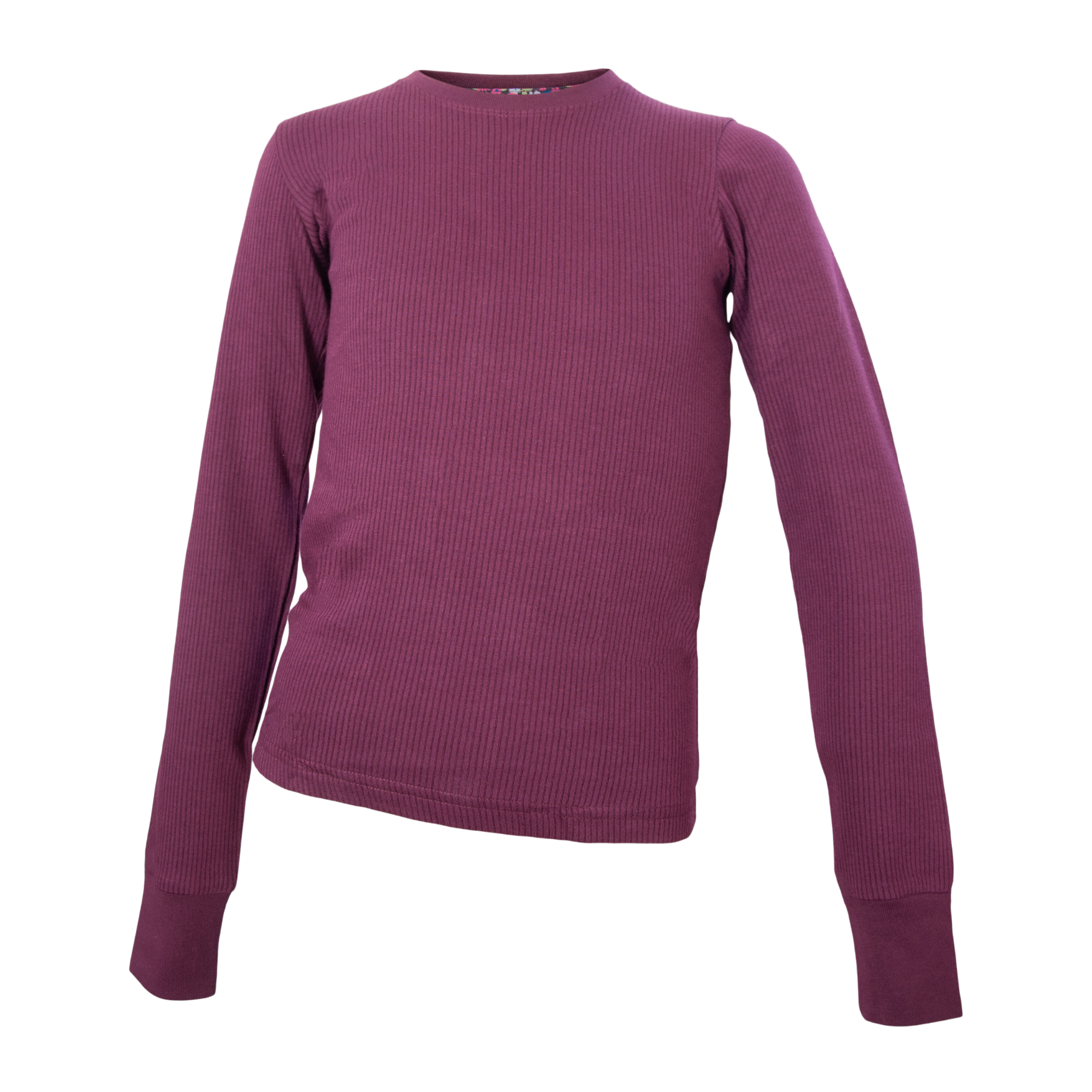 Girl's Cozy Ribbed Long Sleeve Crewneck Sweatshirt - Soft & Warm Winter Pullover for School, Playdates & Casual Outfits