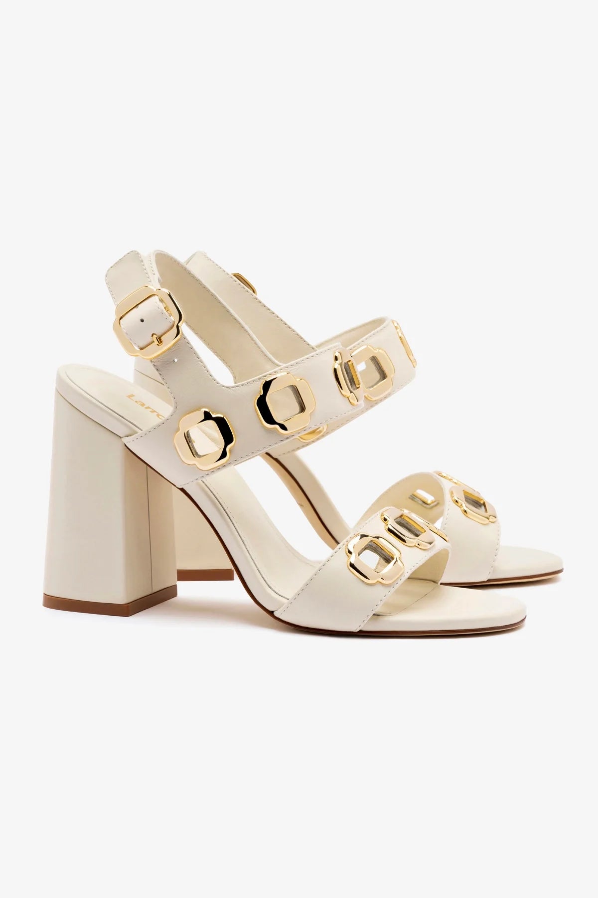 Milan Hi Sandal Women's Ivory Leather Sandals - Comfortable & Stylish Summer Casual Shoes for Beach, Vacation, and Everyday Wear