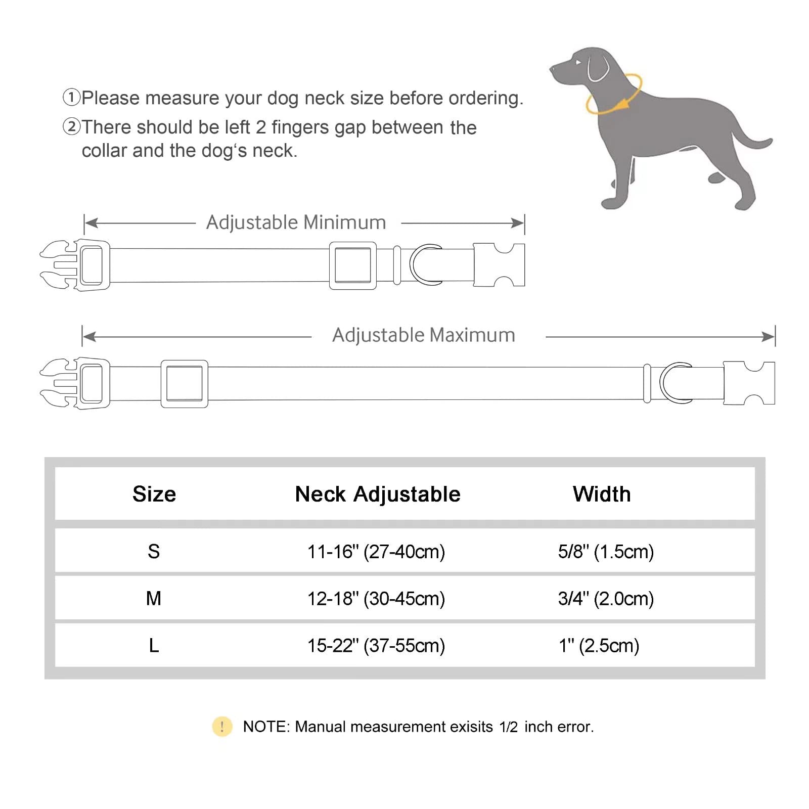 Durable Adjustable Dog Collar with Metal Buckle for Small Medium Large Dogs - Teal Color - Perfect for Daily Walks, Training & Outdoor Adventures