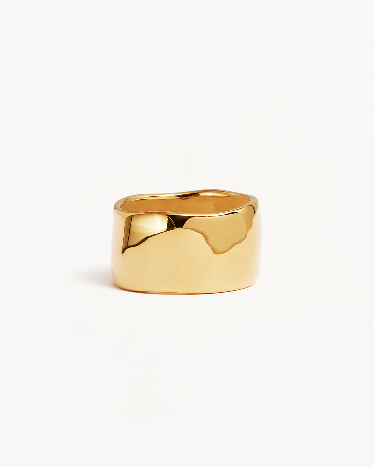 18K Gold Vermeil Muse Ring - Elegant Stackable Jewelry for Women, Perfect for Everyday Wear & Special Occasions