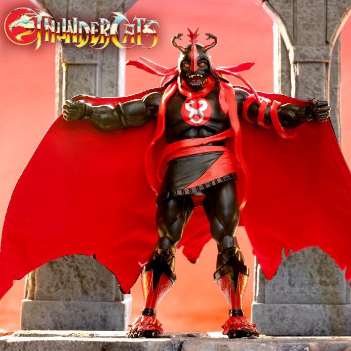 Mumm Ra the Ever Living - Exclusive Black & Red Version | ThunderCats ULTIMATES! Action Figure | Collectible Toy for Fans & Display