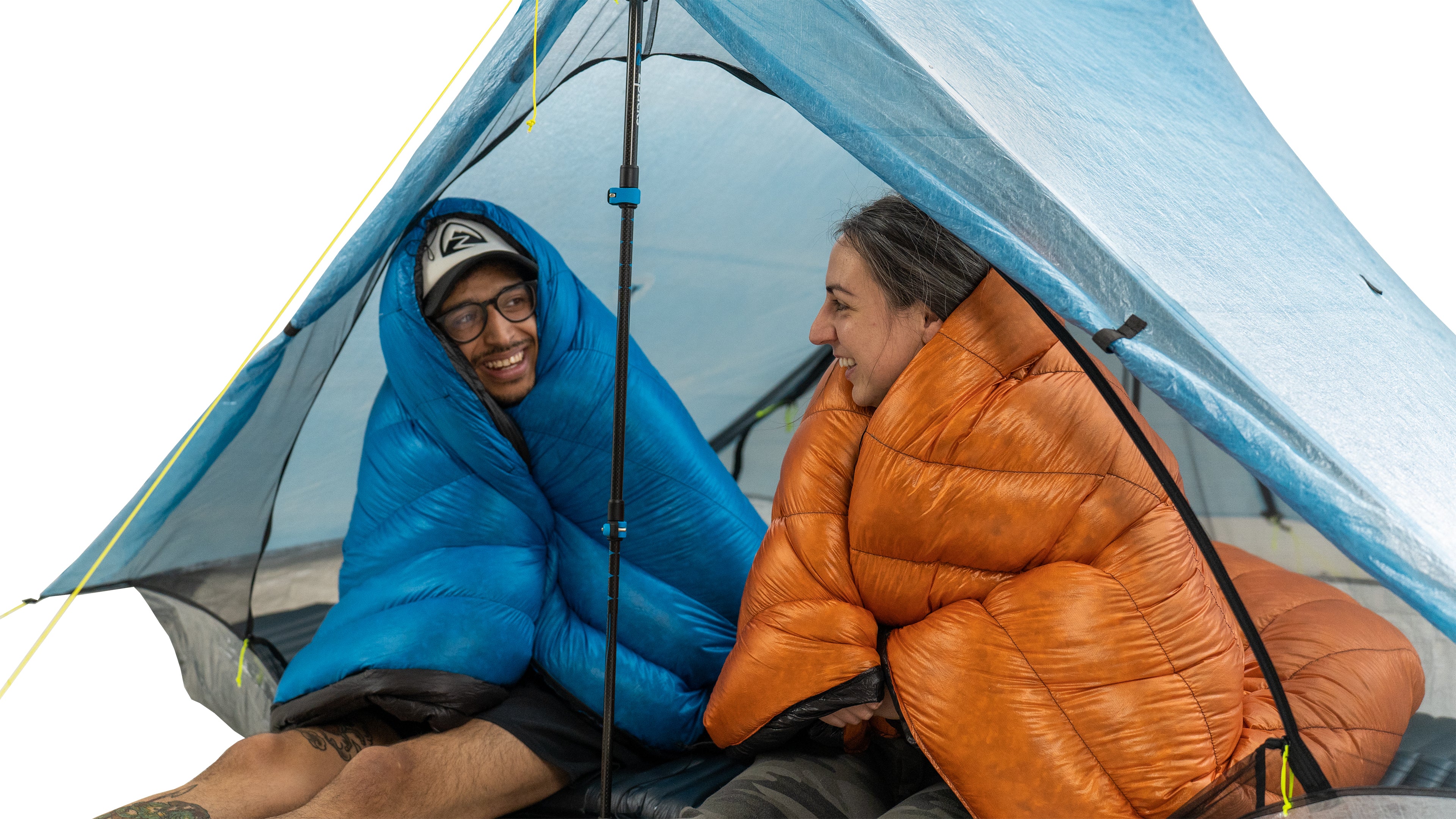 Duplex Zip Tent - Lightweight & Waterproof Camping Tent for 2 Person Backpacking, Hiking & Outdoor Adventures