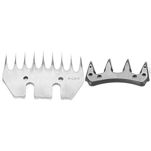 Stainless Steel Sheep Shears Blades - Replacement Shearing Combs & Cutters for Goats & Sheep (9 Tooth Straight Swing Blade) - Perfect for Livestock Grooming & Professional Animal Hair Trimming
