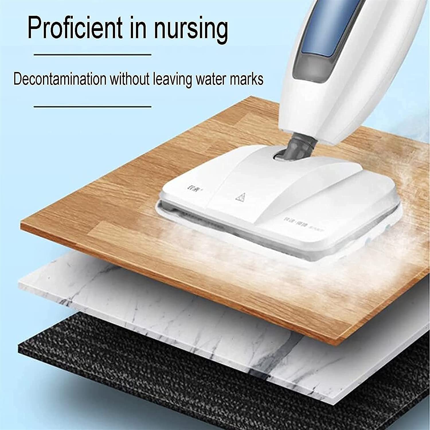 **Professional Steam Mop for Hardwood Floors & Tile - 16Ft Cord, 300ml Tank | Deep Cleaning for Grout, Carpets & More | Perfect for Homes & Offices**