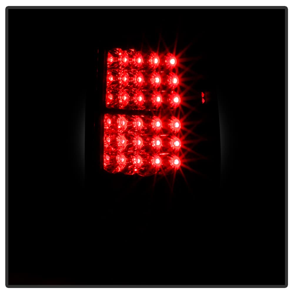ACANII Black LED Tail Lights Brake Lamps Pair - Replacement for 2000-2006 Chevy Suburban Tahoe GMC Yukon - Enhanced Visibility & Style for Night Driving & Off-Road Adventures