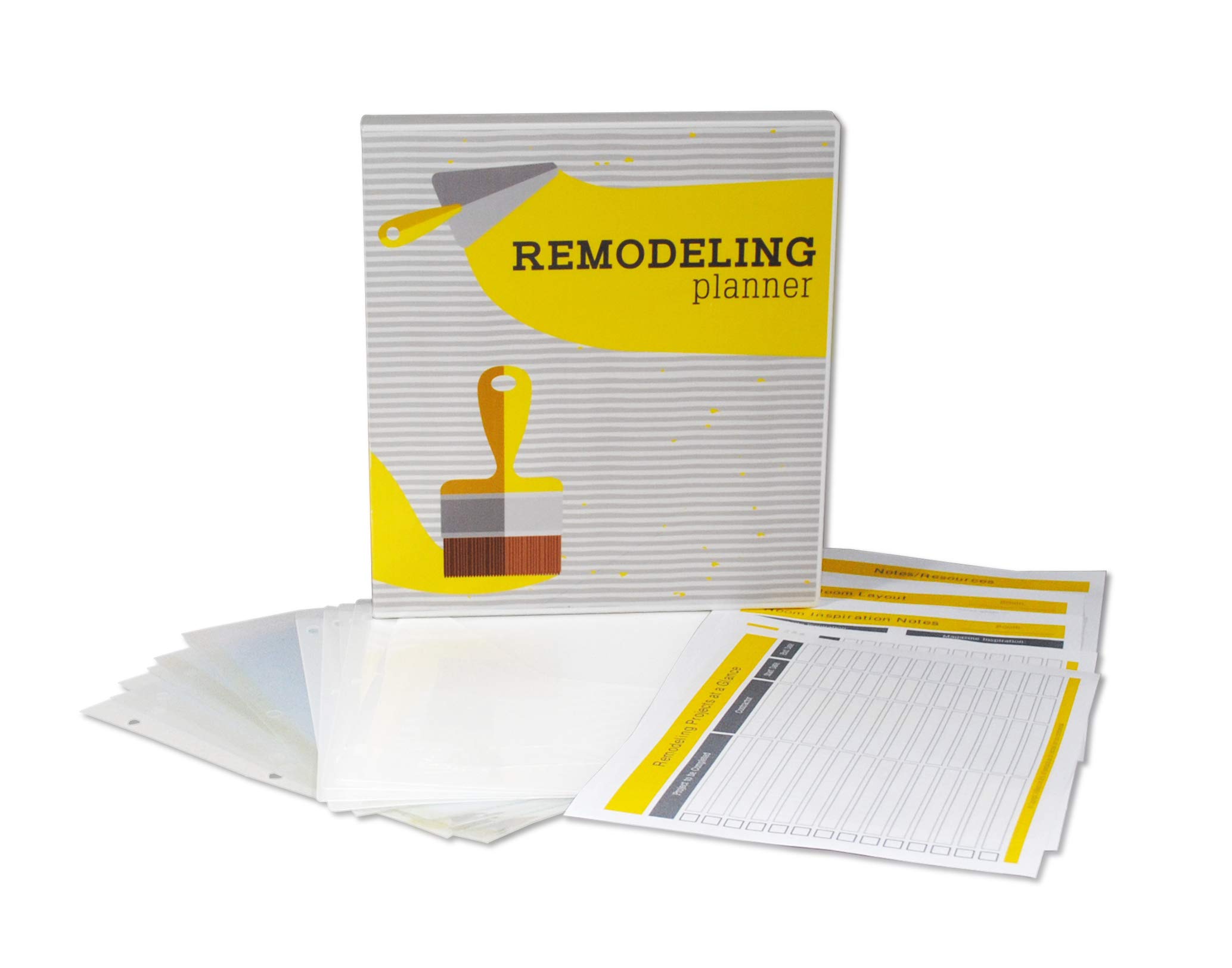 UniKeep Remodeling Records Organizer Binder - Home Improvement Project Planner for Contractors & DIY Renovations | Perfect for Construction Documentation, Permit Tracking & Design Ideas