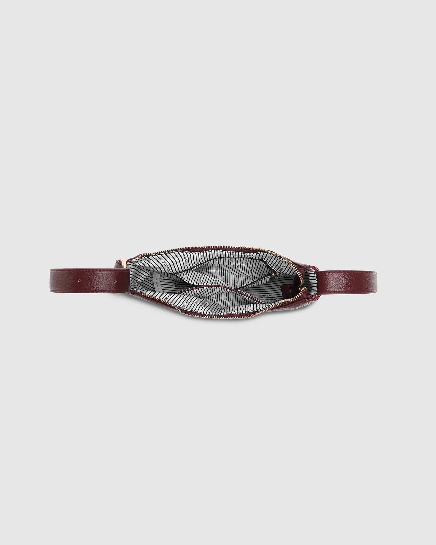 Louenhide Burgundy Lane Crossbody Bag - Stylish & Durable Leather Purse for Women, Perfect for Work, Travel & Everyday Use