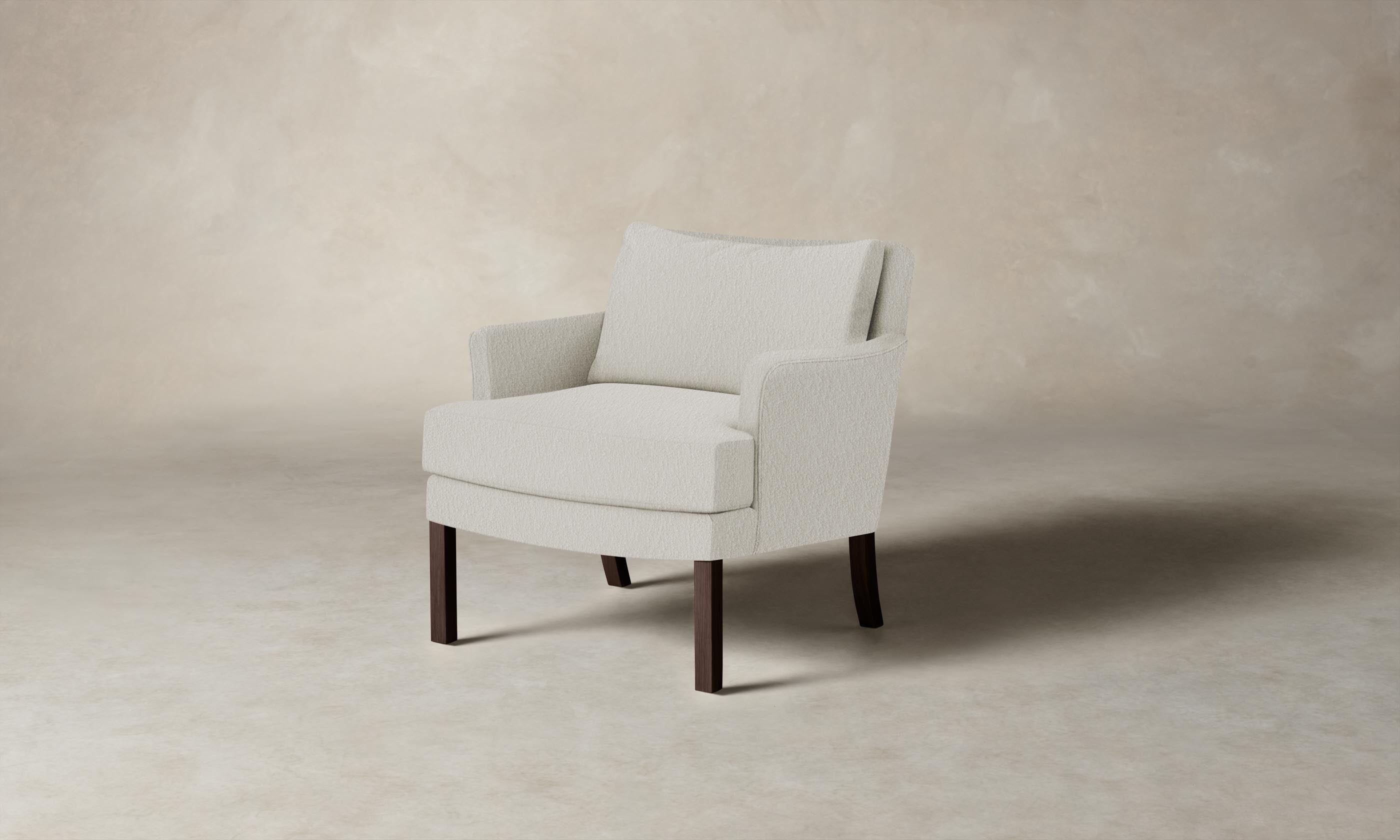 The Kaye Chair - Modern Performance Bouclé Polar Fabric Accent Chair for Living Room, Bedroom & Office - Stylish & Comfortable Seating for Home Decor