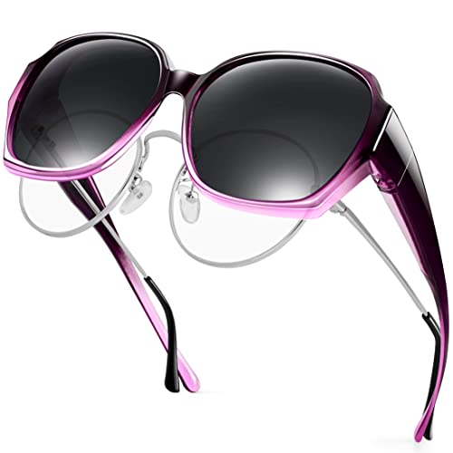A08 Purple Gradient Frame/Grey Lens