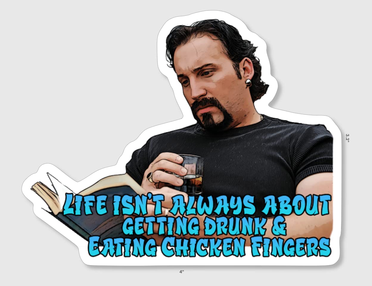Official Trailer Park Boys Merchandise - Bubbles, Julian & Ricky Stickers (2 Pack) - Funny Vinyl Decals for Laptops, Water Bottles & Car Windows - Perfect for Fans & Collectors