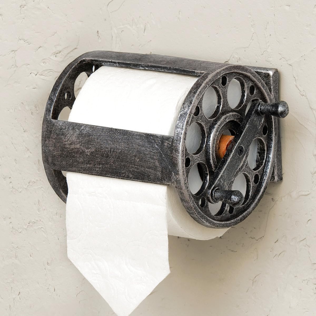 Premium Fly Fishing Reel Toilet Paper Holder - Unique Bathroom Decor for Anglers & Fishing Enthusiasts - Perfect for Cabin, RV, or Man Cave