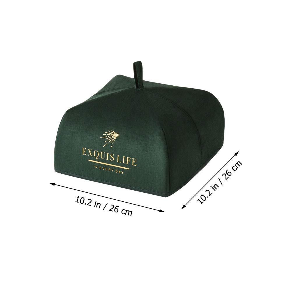 DOITOOL Insulated Food Cover for Picnics, BBQs & Outdoor Dining - Blackish Green | Keeps Meals Warm & Fresh | Perfect for Camping, Parties & Travel