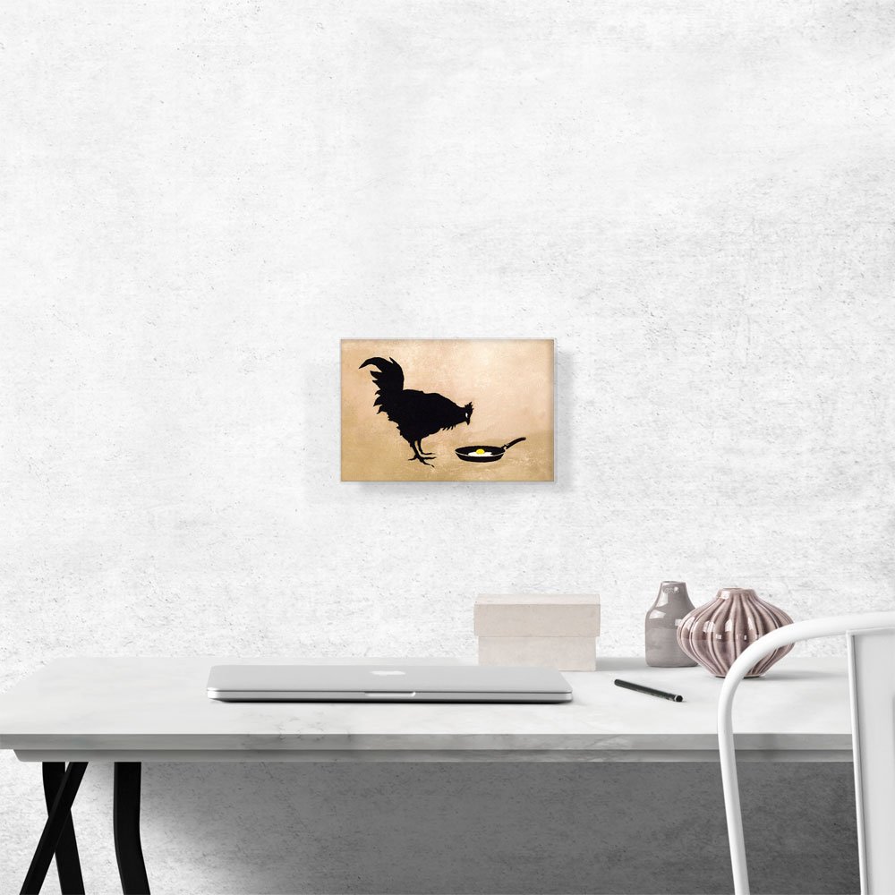 Banksy Chicken & Egg Canvas Art Print - 12