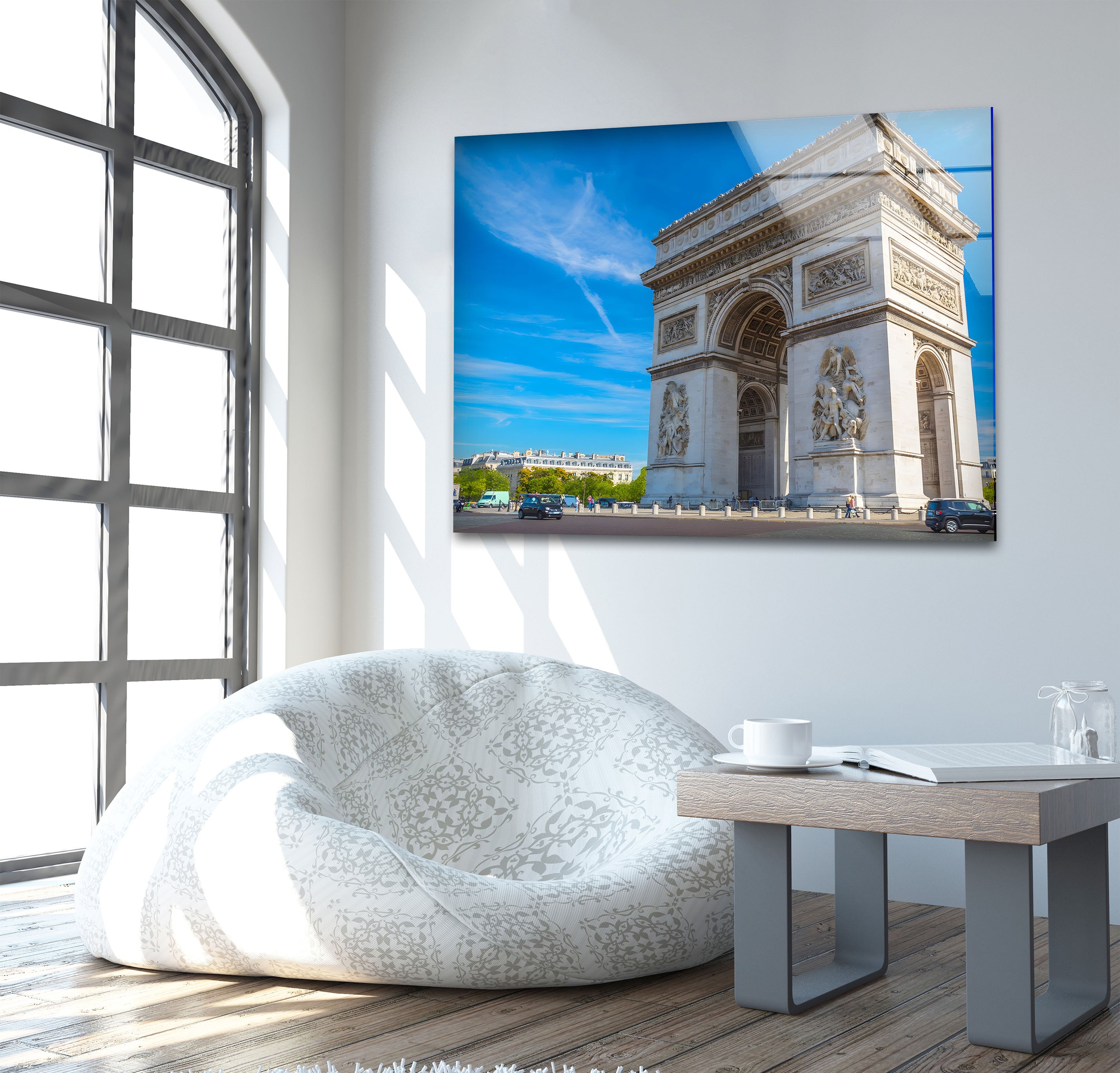 Arc de Triomphe Paris Replica - Classic French Landmark Sculpture for Home Decor, Office Display & Gift Giving