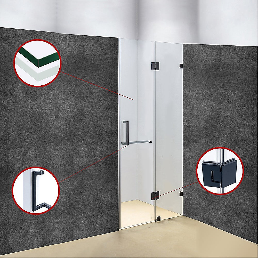 Frameless Shower Screen 10mm Tempered Glass 43