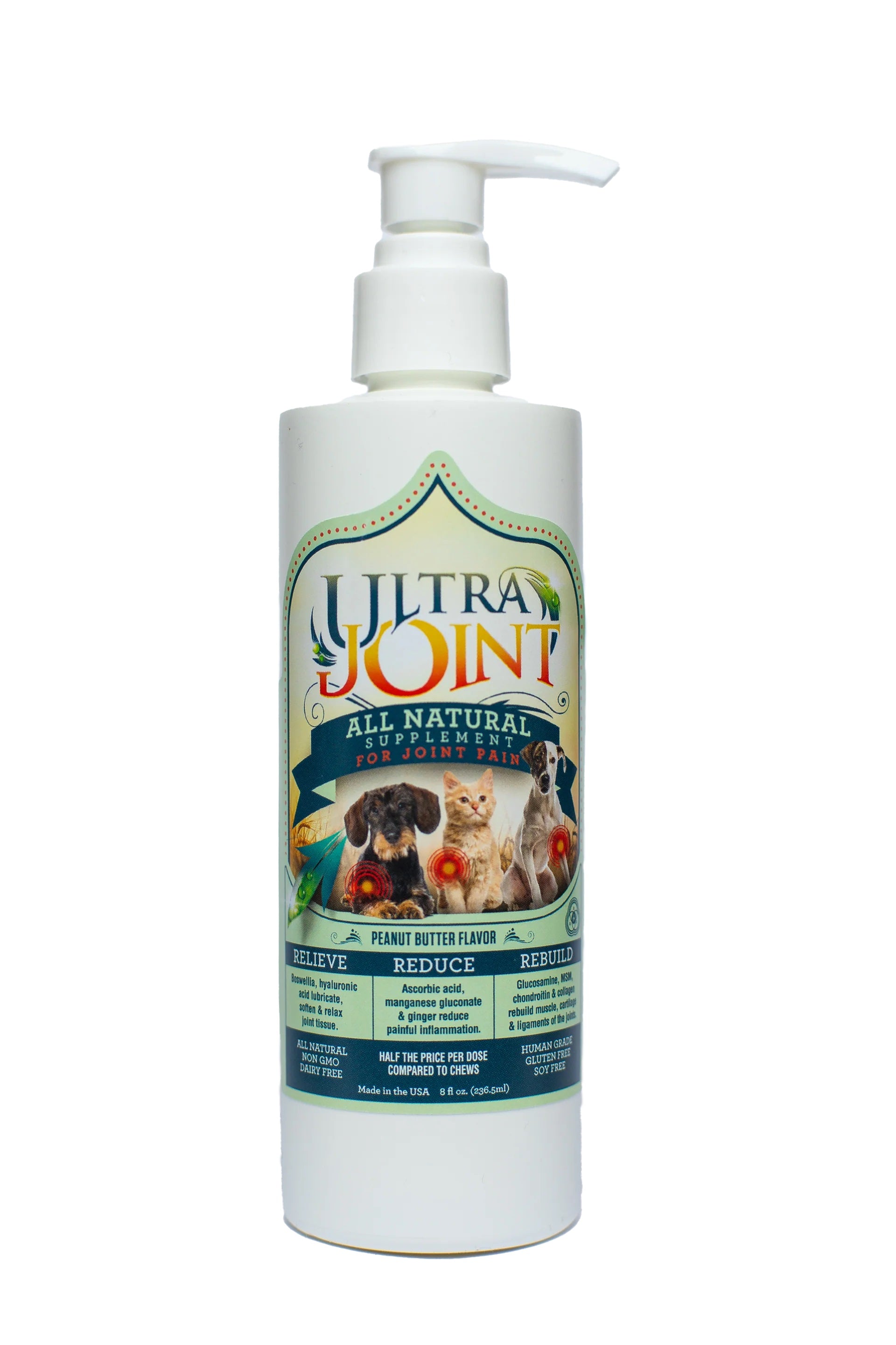 Premium Ultra Joint Supplement for Dogs & Cats - Supports Mobility & Joint Health - Ideal for Senior Pets & Active Animals