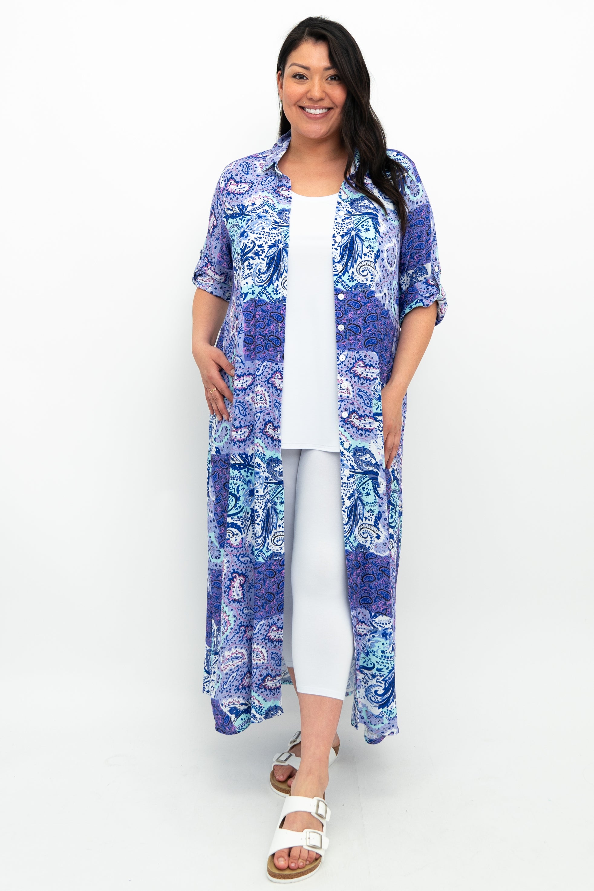 Jennifer Women's Dress - Soft & Comfortable Linen Bamboo Blend - Perfect for Casual Outings, Summer Wear & Office Attire