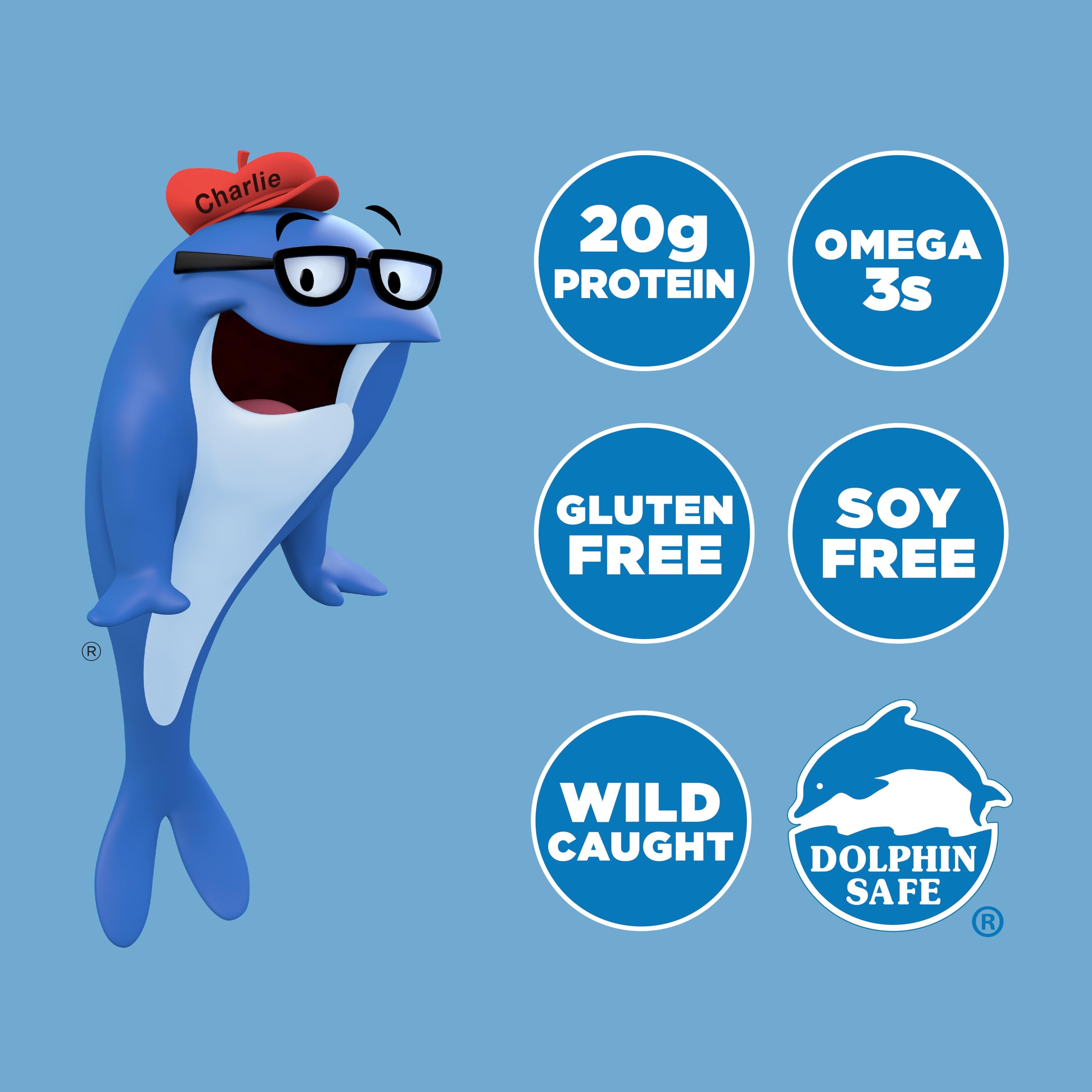 StarKist Chunk Light Tuna in Water, 5 oz (48 Pack) - Wild Caught Canned Tuna Fish, Gluten Free, Ready to Eat - High Protein (20g) & Low Calorie (90) - Perfect for Salads, Keto Meals, Snacks & Emergency Food Storage