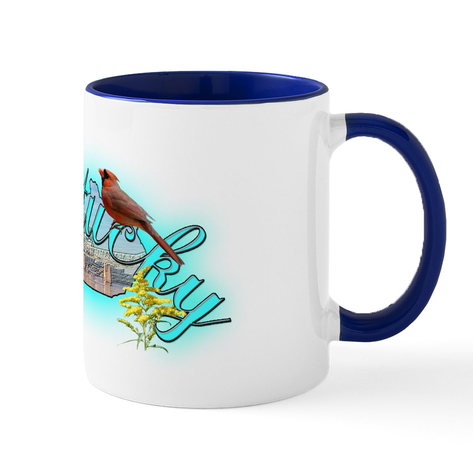 **Kentucky Themed 11 oz (325 ml) Ceramic Coffee Mug - Perfect for Home, Office & Gifts - CafePress**