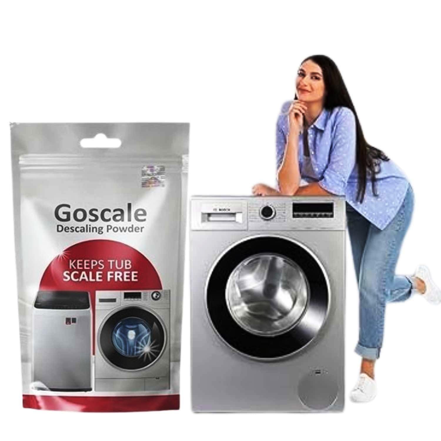 LG & Whirlpool Washing Machine Descaler Powder - Front Load & Top Load Compatible, 100g (10 Pack) | Deep Clean Drum, Remove Limescale & Odors | Perfect for Monthly Maintenance & Hard Water Areas