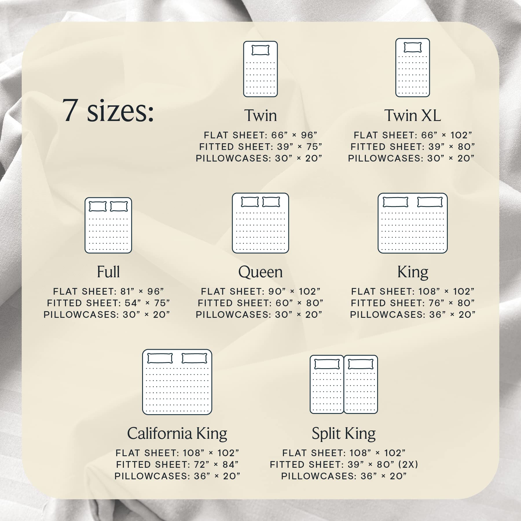 LuxClub 6-Piece Queen Sheet Set - 18