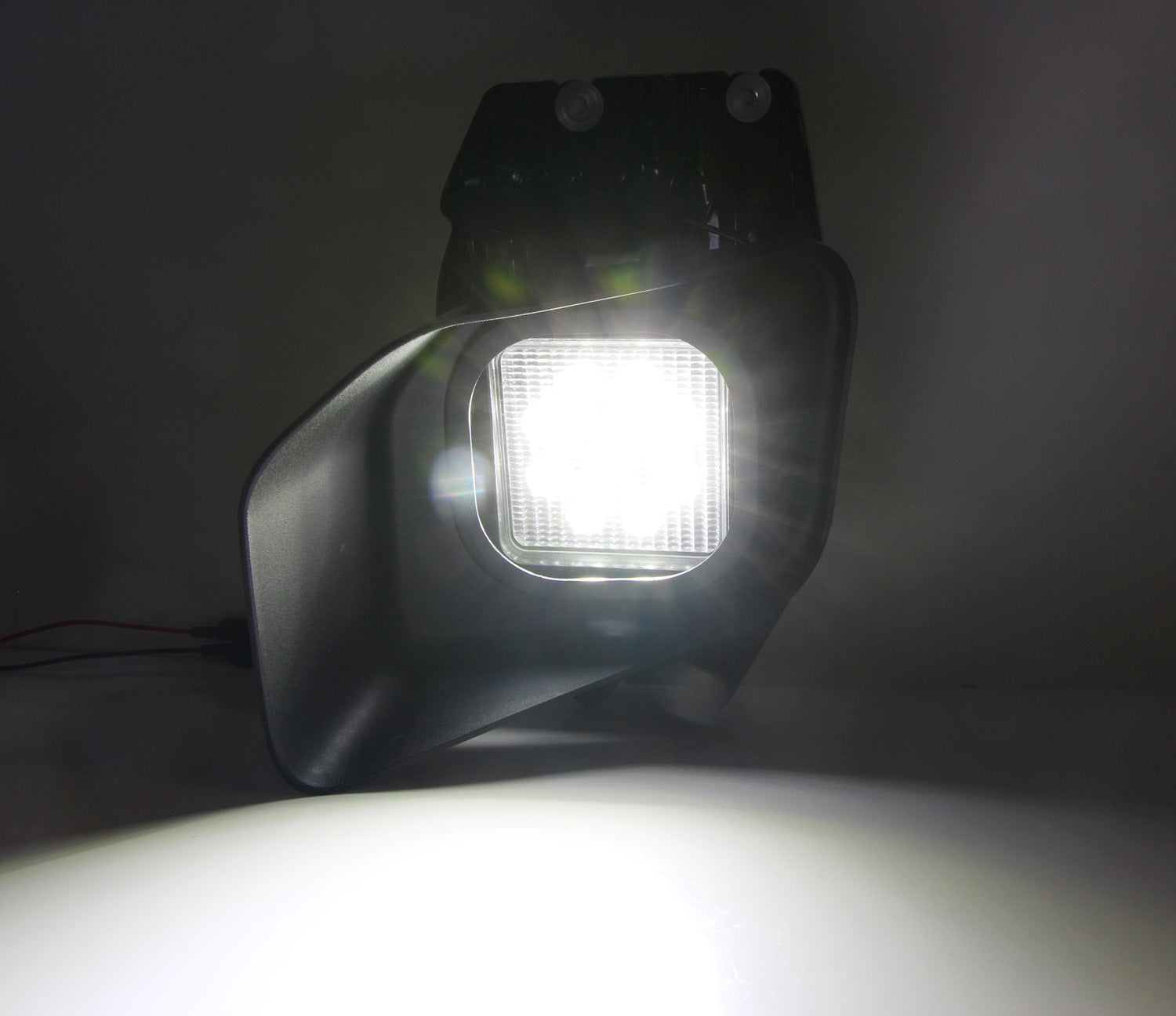 27W LED Fog Lights with Bezels, Brackets & Wiring Kit for 2011-2016 Ford F250 F350 F450 Super Duty Trucks - Durable Off-Road Lighting for Foggy Conditions & Night Driving