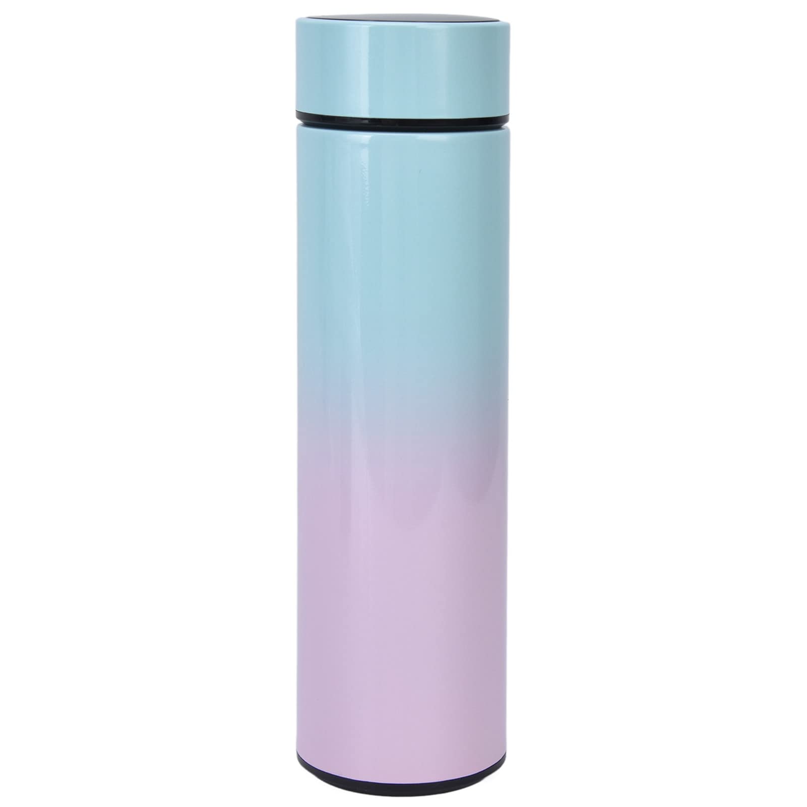 Jeanoko Stainless Steel Water Bottle - 24oz Insulated Double Wall Vacuum Flask with LED Temperature Display, BPA-Free Food Grade Detachable Lid, Leakproof Travel Water Bottle (Light Blue Gradient) for Gym, Hiking, Office & Outdoor Activities