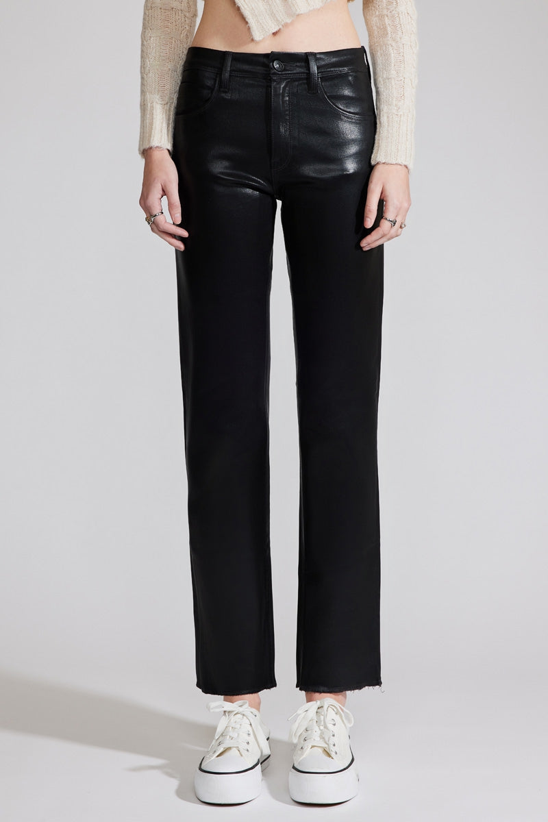 Henrietta Premium High Rise Slim Straight Jeans for Women - Stretch Denim Pants, Comfortable & Flattering Fit - Perfect for Work, Casual Outfits & Date Nights