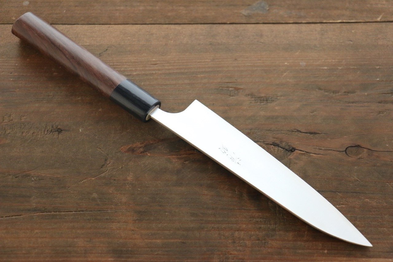 Premium Seisuke SG2 Petty Utility Knife 150mm - Japanese High-Carbon Stainless Steel Blade with Shitan Handle - Perfect for Slicing, Peeling & Precision Kitchen Tasks