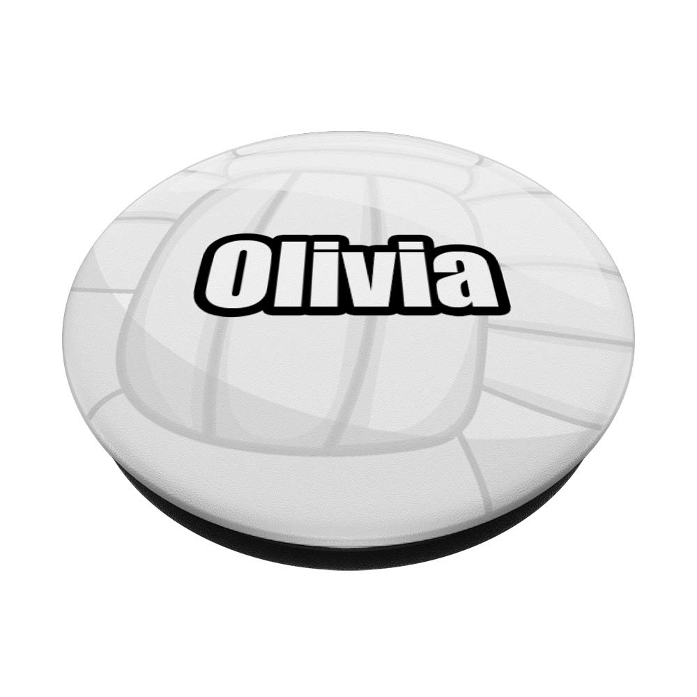 Olivia - Custom Volleyball Player Phone Stand Holder for iPhone & Android - Perfect Gift for Athletes & Sports Fans