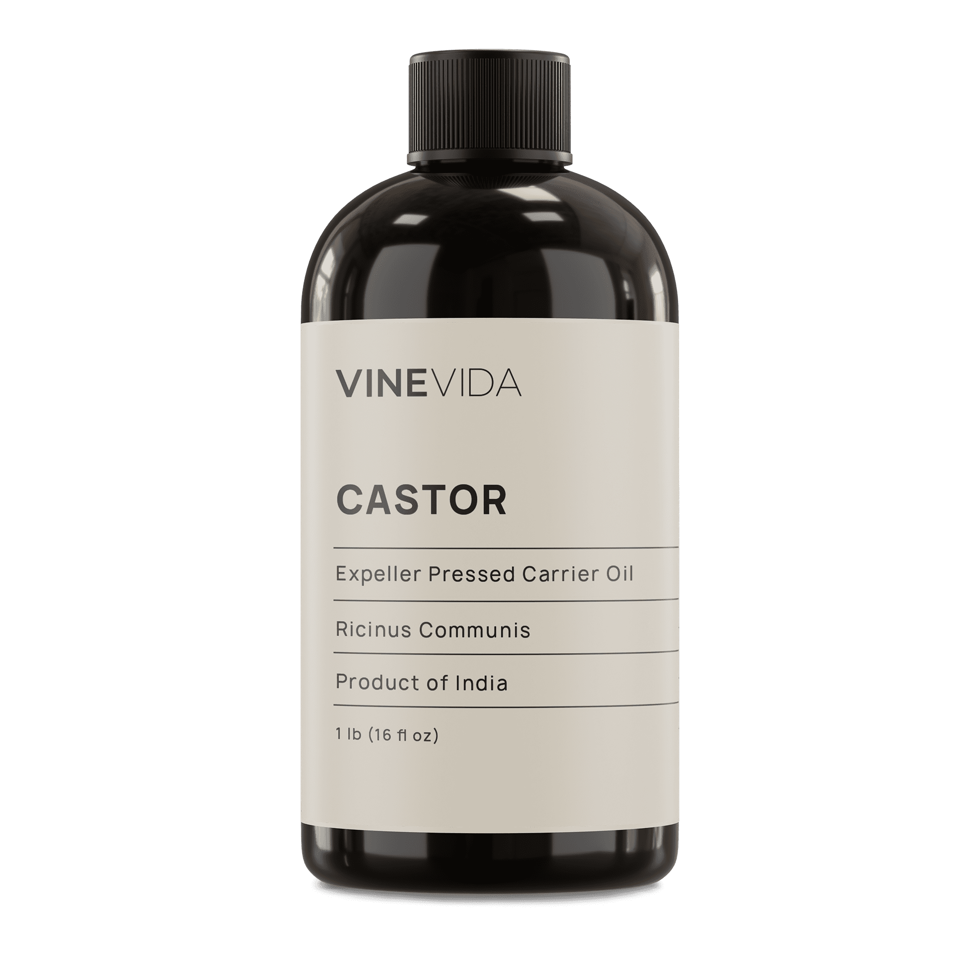 Organic Cold-Pressed Castor Oil for Hair Growth, Eyelashes & Eyebrows - Pure & Natural - 16oz - Perfect for DIY Beauty, Skin Care & Massage Therapy