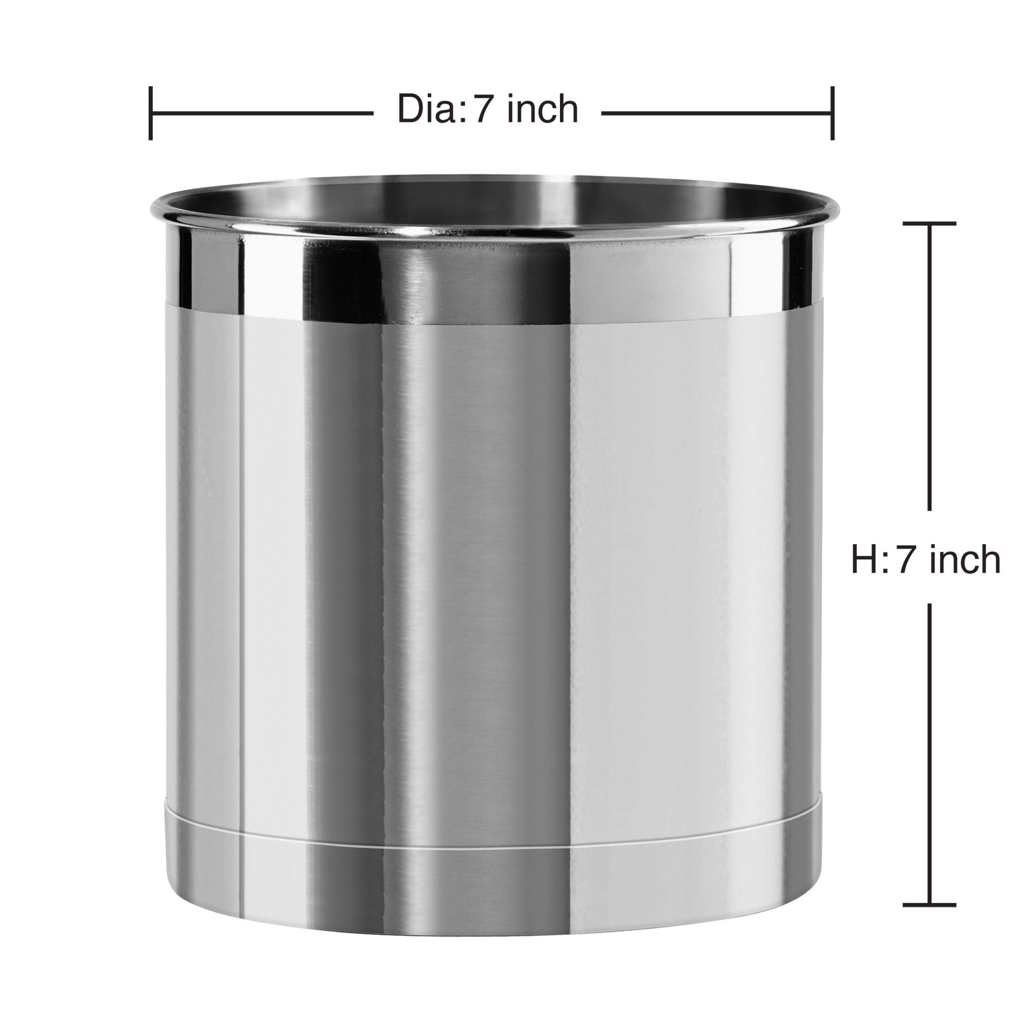 Oggi Stainless Steel Jumbo Utensil Holder - 7