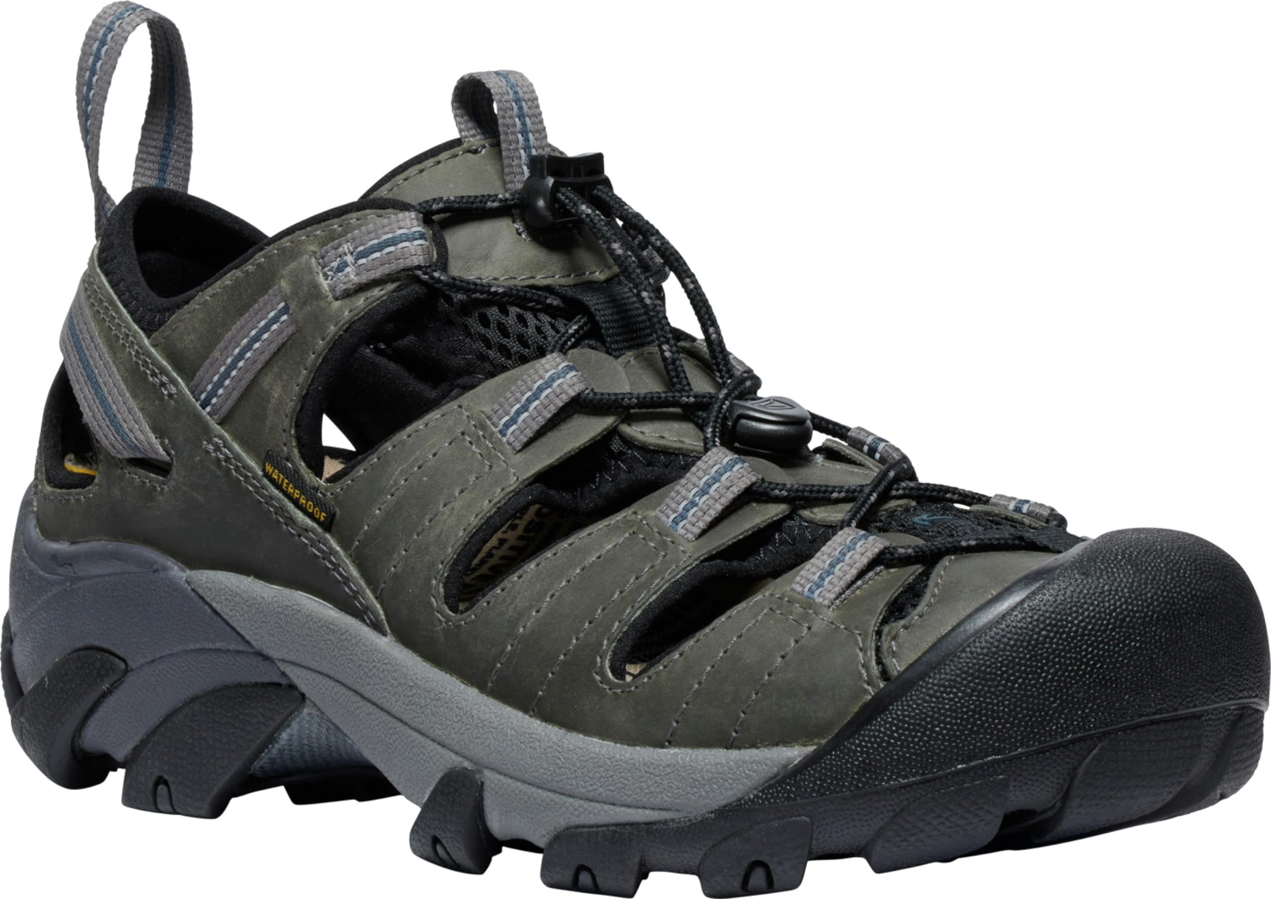 KEEN Men's Arroyo 2 Closed Toe Hiking Sandals - Waterproof & Comfortable Outdoor Adventure Shoes for Hiking, Camping, and Travel