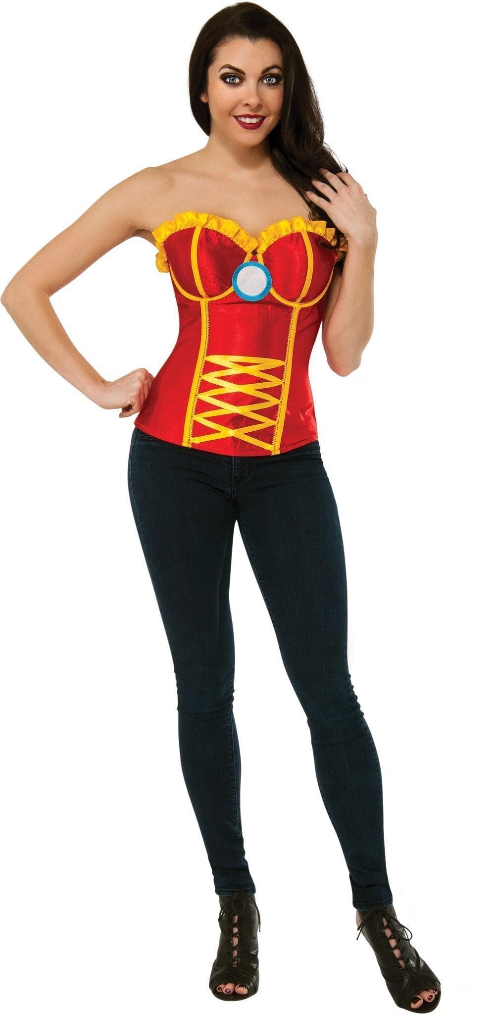 Rubie's Women's Marvel Iron Man Corset Costume - Adult Superhero Cosplay for Halloween, Comic Con & Themed Parties