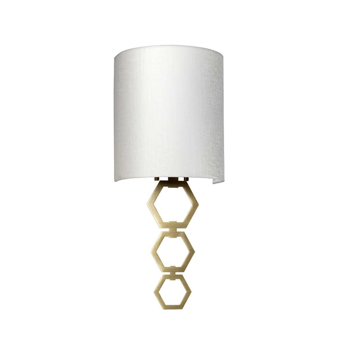 Clark Small 1 Light Aged Brass Wall Sconce by Elstead Lighting - Vintage Style Bathroom Vanity Light for Bedroom, Hallway & Entryway