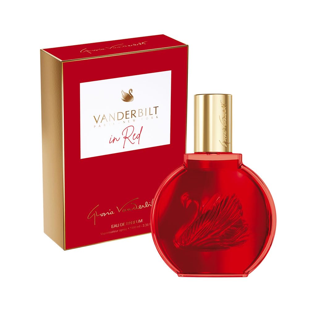 Gloria Vanderbilt Women's Perfume - Red EDP Spray 100ml | Floral Fragrance for Daily Wear & Special Occasions