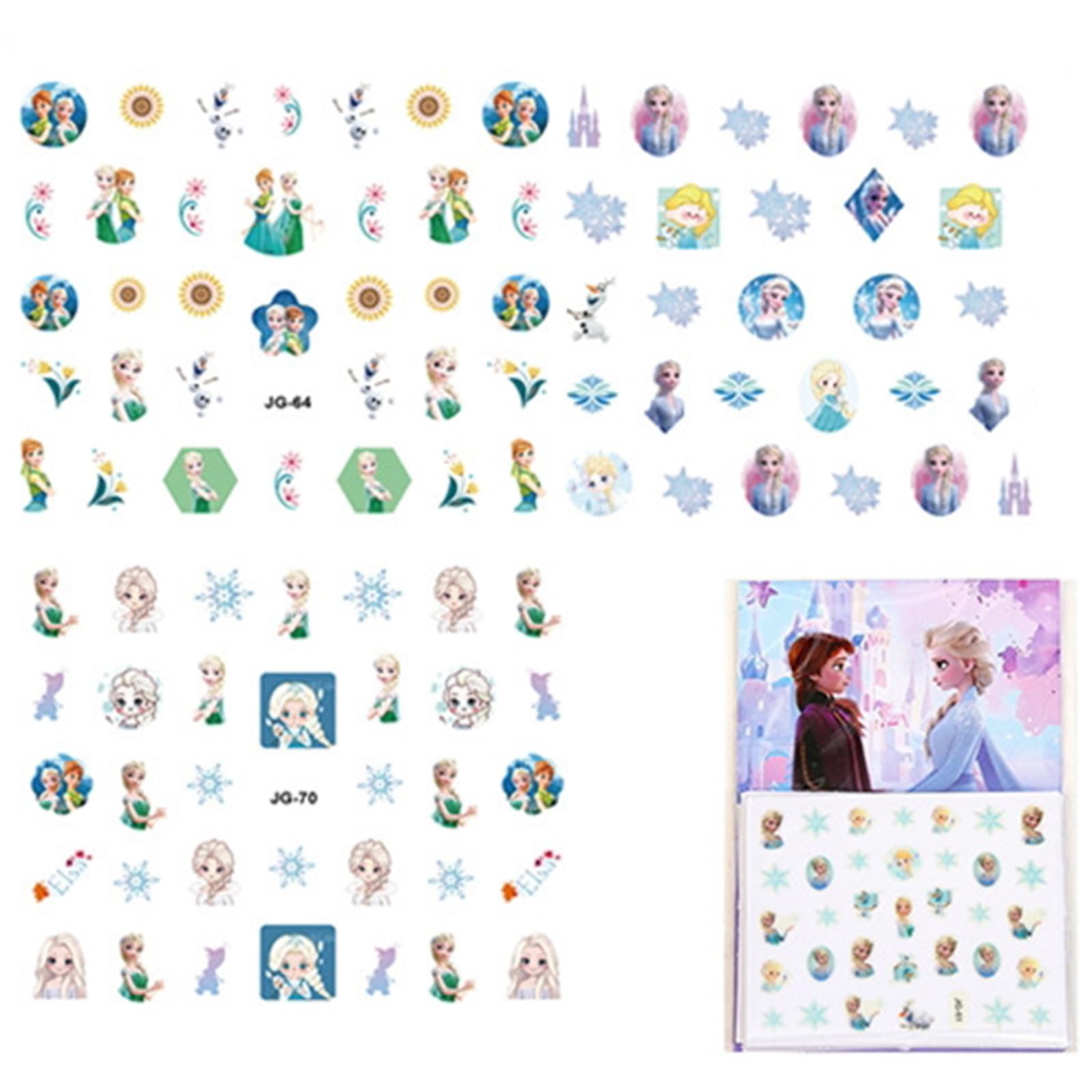 Glow in the Dark Cartoon Anime Nail Art Stickers - 10 Sheets 3D Cute Kawaii Nail Decals for Kids, Girls & Women | Perfect for Parties, Halloween & DIY Nail Designs