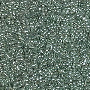 Transparent Light Moss Green Luster (Db1484) Miyuki 11/0 Seed Beads - 7.2 Gram Tube (Approx 1400 Beads) for Jewelry Making, Beading Crafts & DIY Projects
