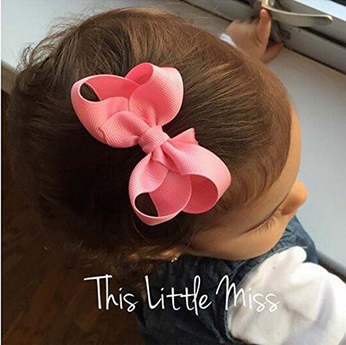 40pcs Girls Hair Bows Clips Set - Colorful Pigtail Cheer Alligator Hair Clips for Baby Toddlers & Kids | Perfect for School, Parties, and Daily Styling