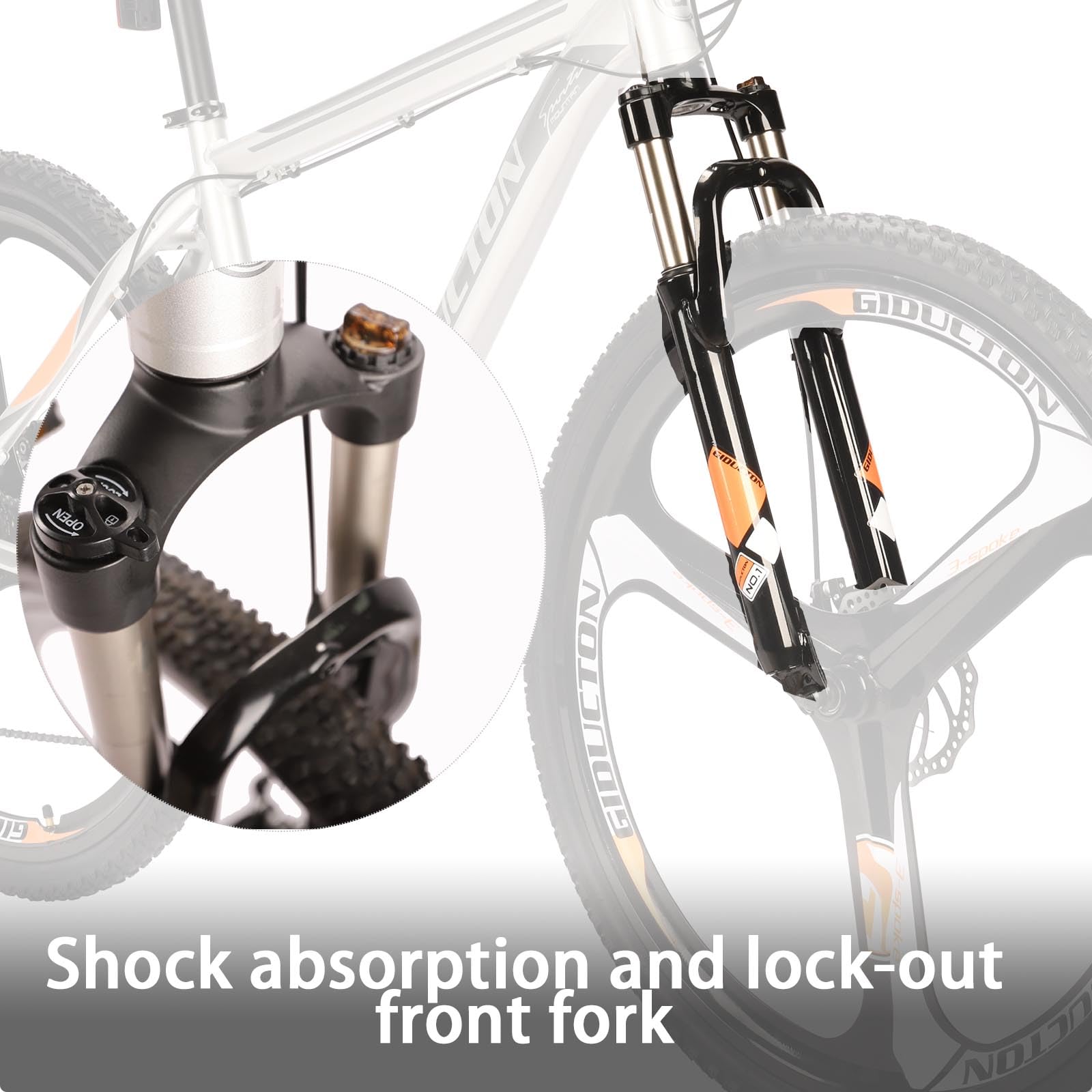 EUROBIKE 29 Inch 21-Speed Mountain Bike for Men & Women Adults - Disc Brakes, Durable Frame - Perfect for Trail Riding, Commuting & Outdoor Adventures
